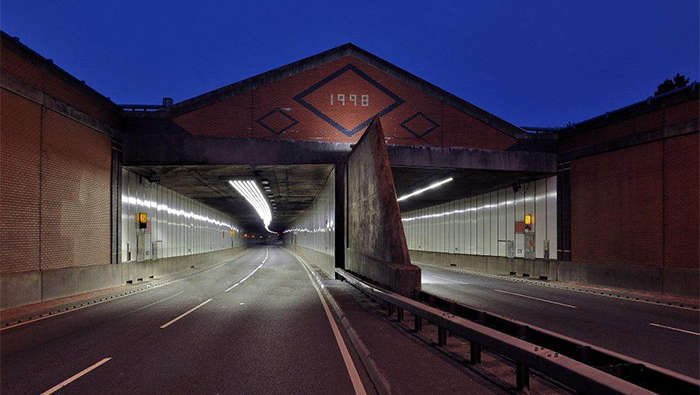 Туннель Meir освещен светодиодными осветительными приборами от компании Philips